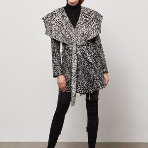 Bcbgmaxazria leopard coat Brand new